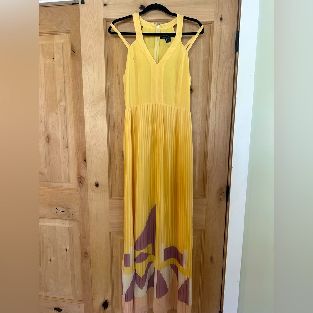 French Connection Marquee Parade Halter Neck Maxi Dress